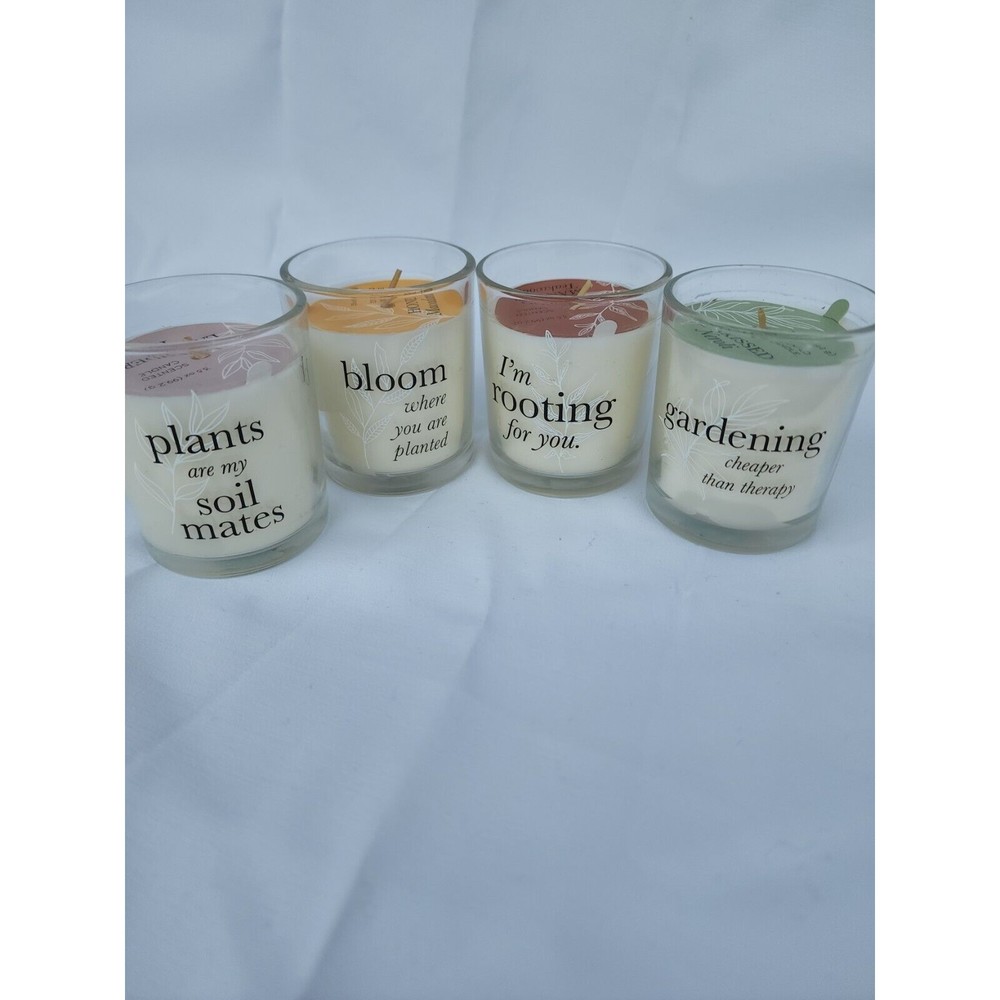 Scented Candles 4 Honey Macadamia Lavender Tea Sunkissed Neroli Mango Teakwood